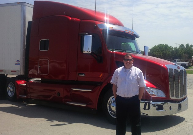 James Menzies drove this Peterbilt Model 579 with EPIQ package in northern Texas.