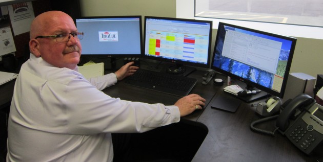 Bill Vezina relies on Web-based software to keep operations at Bushell Transport running smoothly and efficiently.