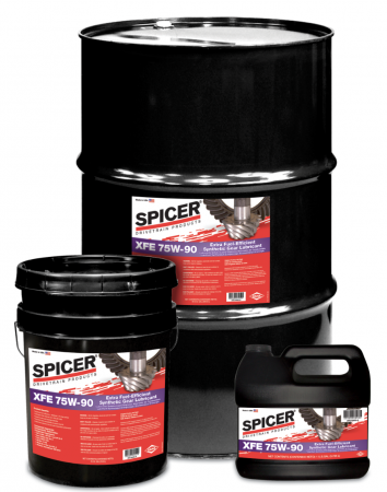 Dana's Spicer XFE 75W-90 axle lubricant.