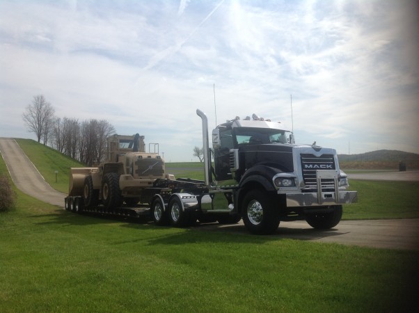 A Mack Titan heavy-hauler with mDrive HD.
