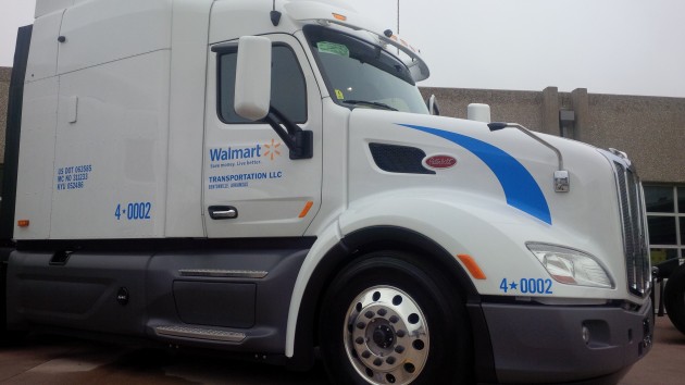 The Walmart Technology Demonstrator truck.