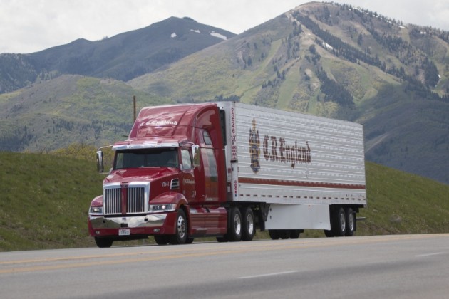 C.R. England Is First U.S. Carrier to Introduce Western Star 5700 XE Automated Shift Transmission Tractors into Fleet (PRNewsFoto/C.R. England, Inc.)