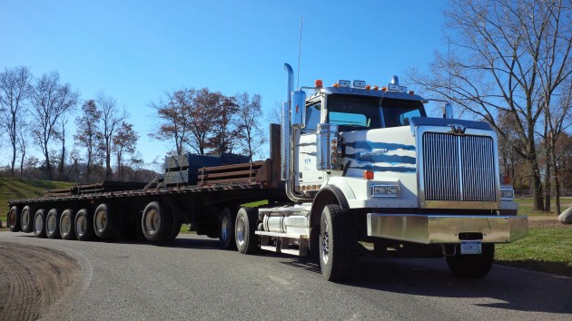 Loaded to nearly 145,000 lbs, I backed this truck up a 15% grade using the new urge to move feature.