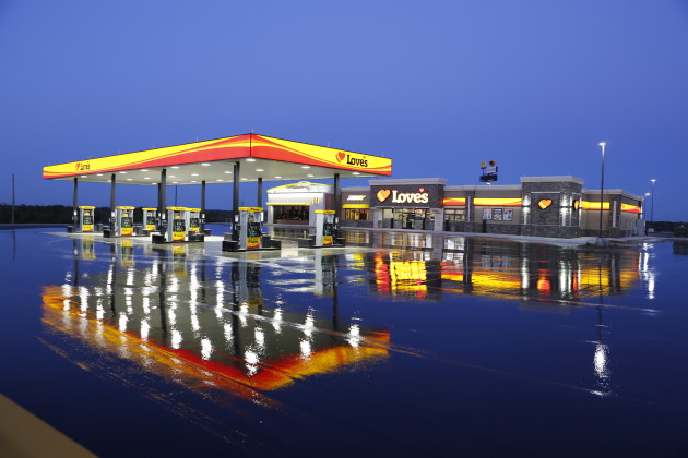 A Love's Travel Stop in Choctaw, Oklahoma.