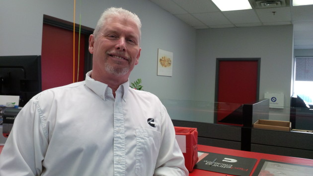 Parts supervisor Steve Baguley.