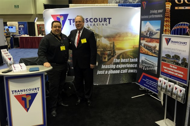Robert Pahanich is seen here with Randy Arlt, of Polar.