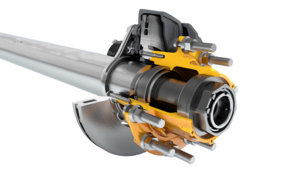 The SAF P89 air disc brake.