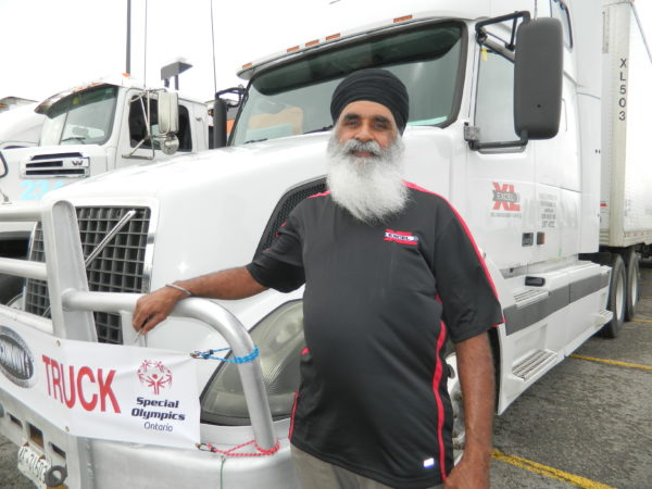 Lead truck driver Sauch Khannd of Excel Transportation.