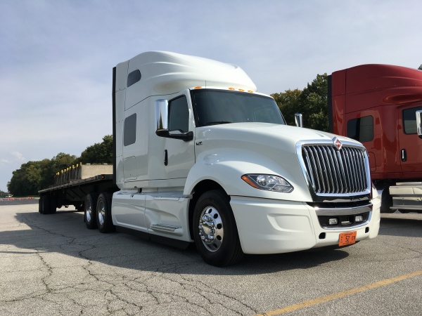 We drove this International LT 625 at Navistar's New Carlisle, Ind. proving grounds.
