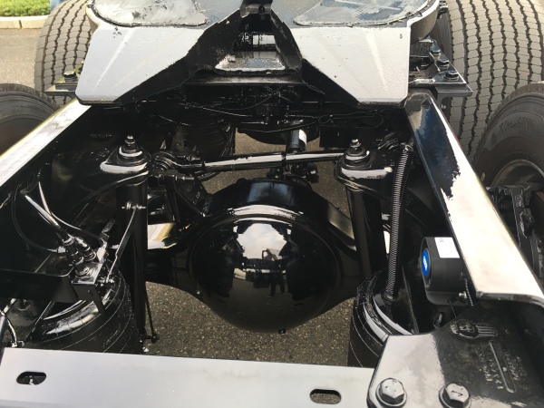 The new Paccar axle in a Kenworth T680.
