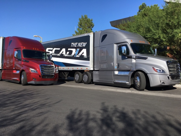 We drove these two new Cascadias from Las Vegas to California and back in early October.