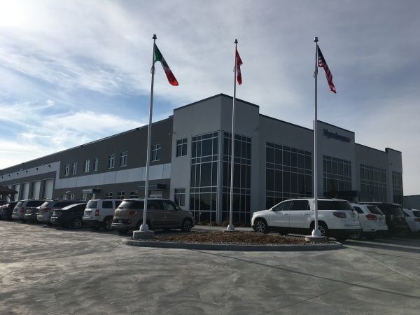 Hyndman Transport's new headquarters at Hwy. 401 and Hwy. 97.