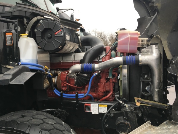 Mack's MP8 engine weighs less and is more fuel-efficient in 2017,